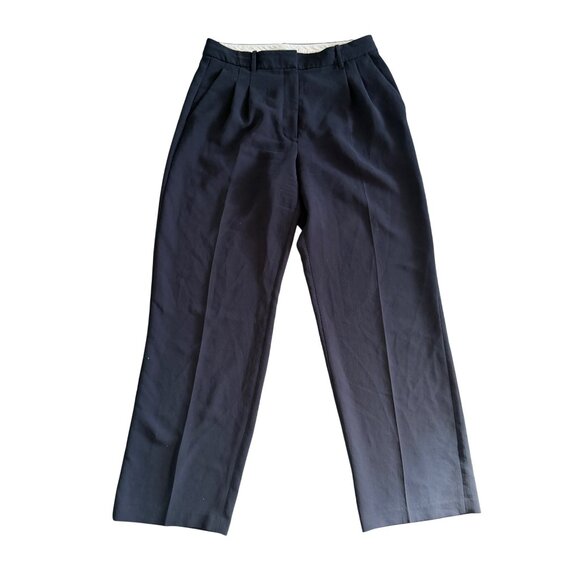 ARITZIA Navy Blue The Effortless Pants Size 12 - Picture 2 of 10